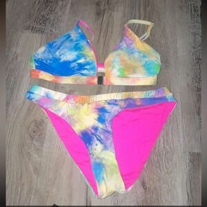 Vibrant Tie-Dye Bikini Set